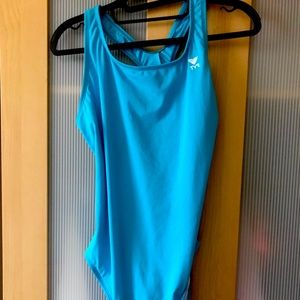 NWT TYR Turquoise Racerback Swimsuit